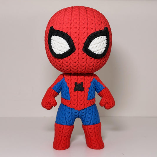 Spiderman Knitted Figure