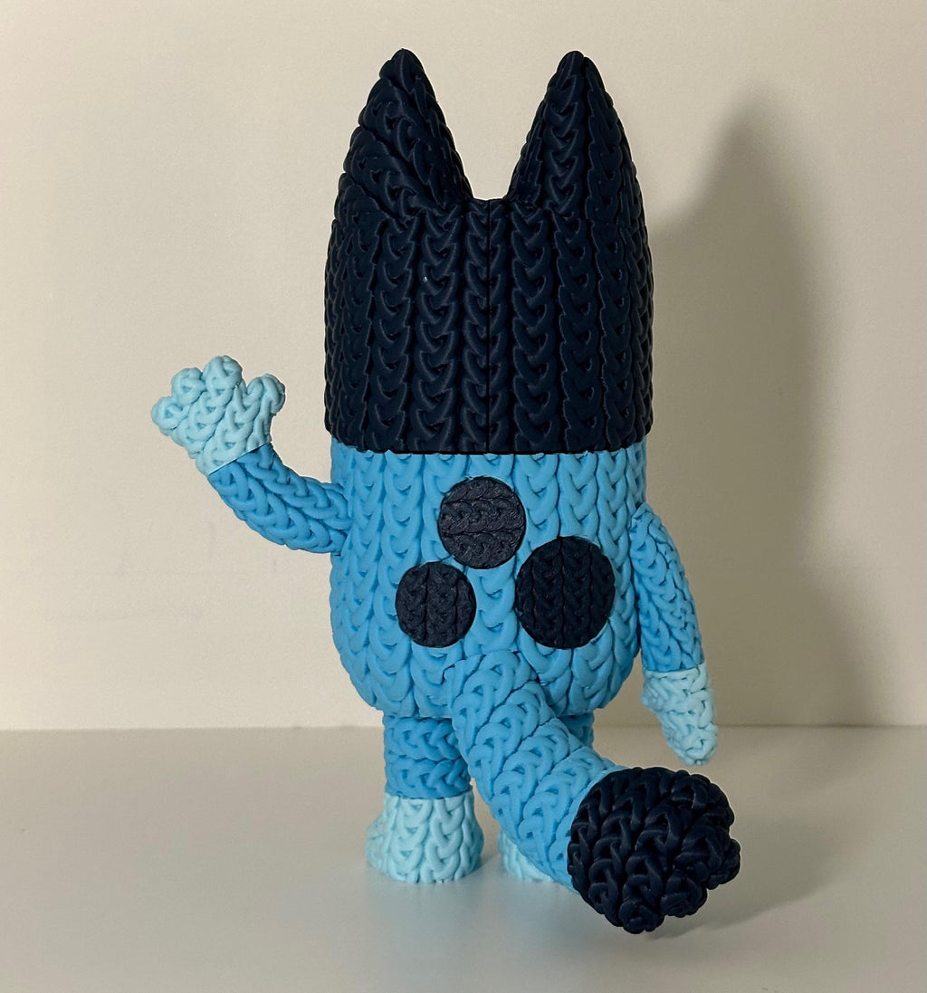 Bluey Knitted Figure