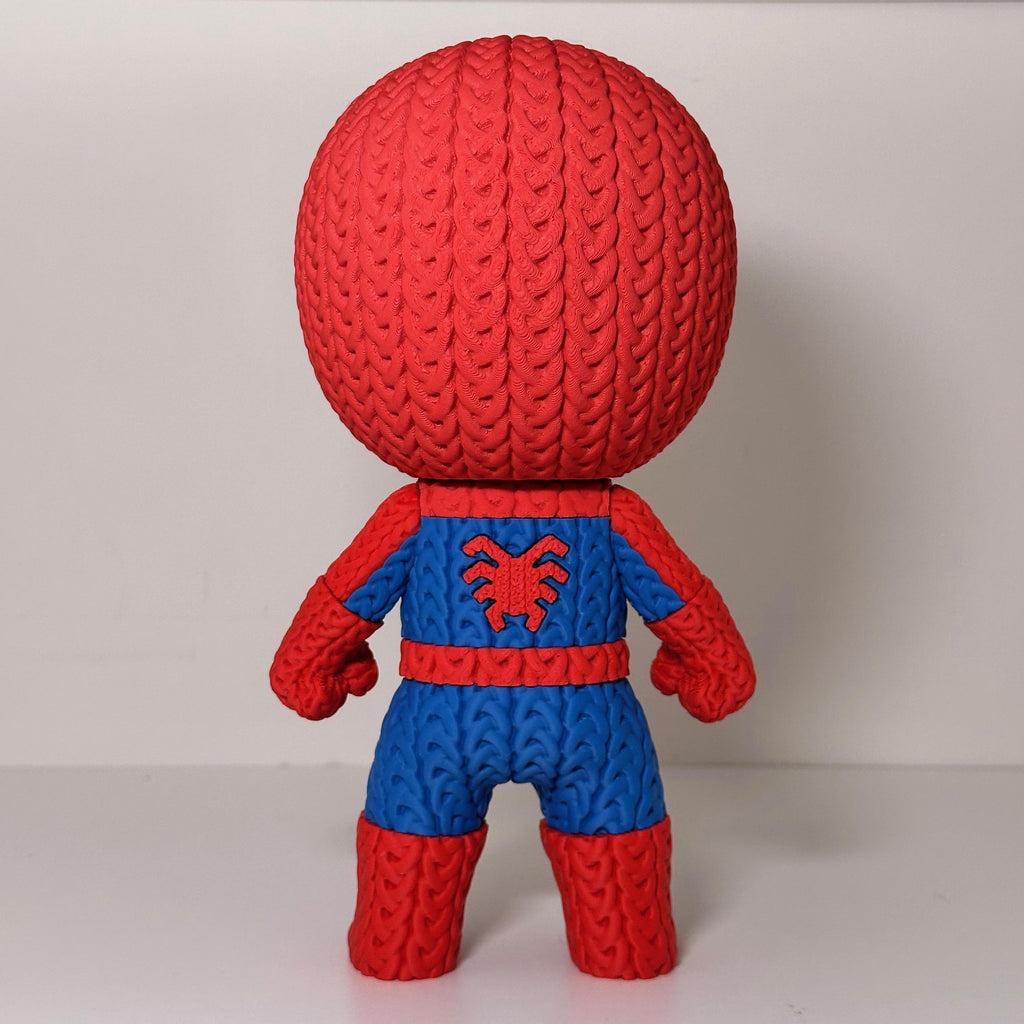 Spiderman Knitted Figure