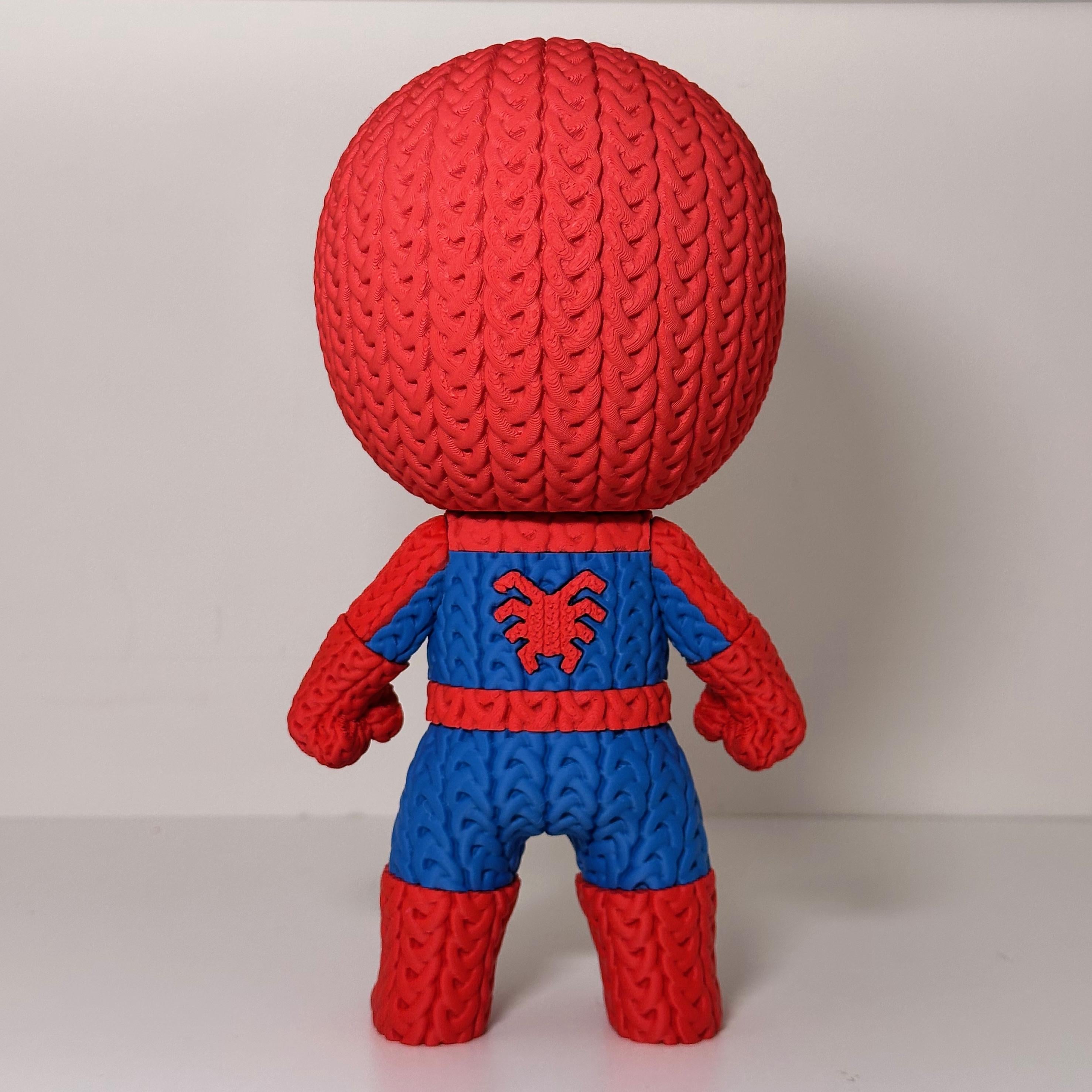 Spiderman Knitted Figure