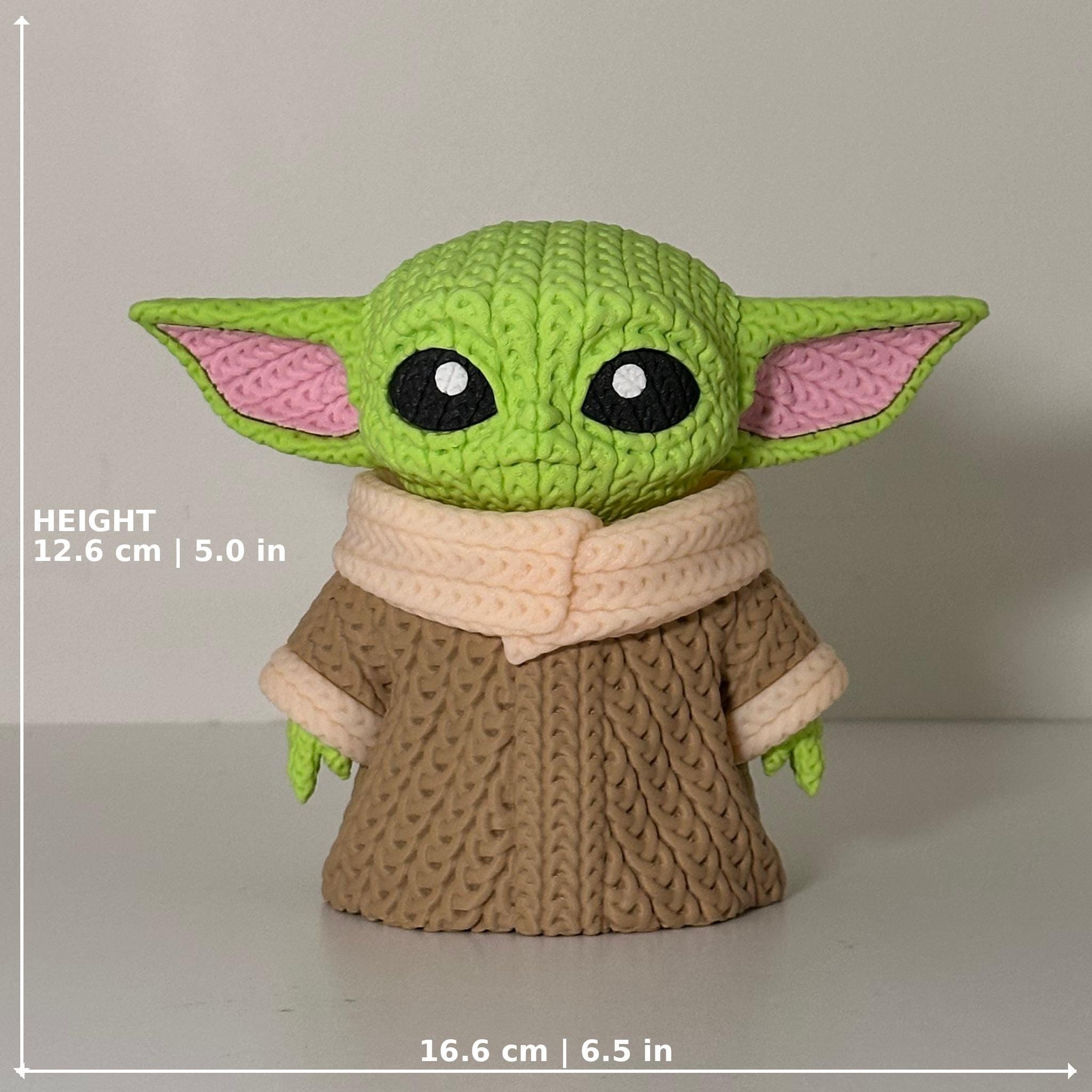 Baby Yoda Grogu Knitted Figure