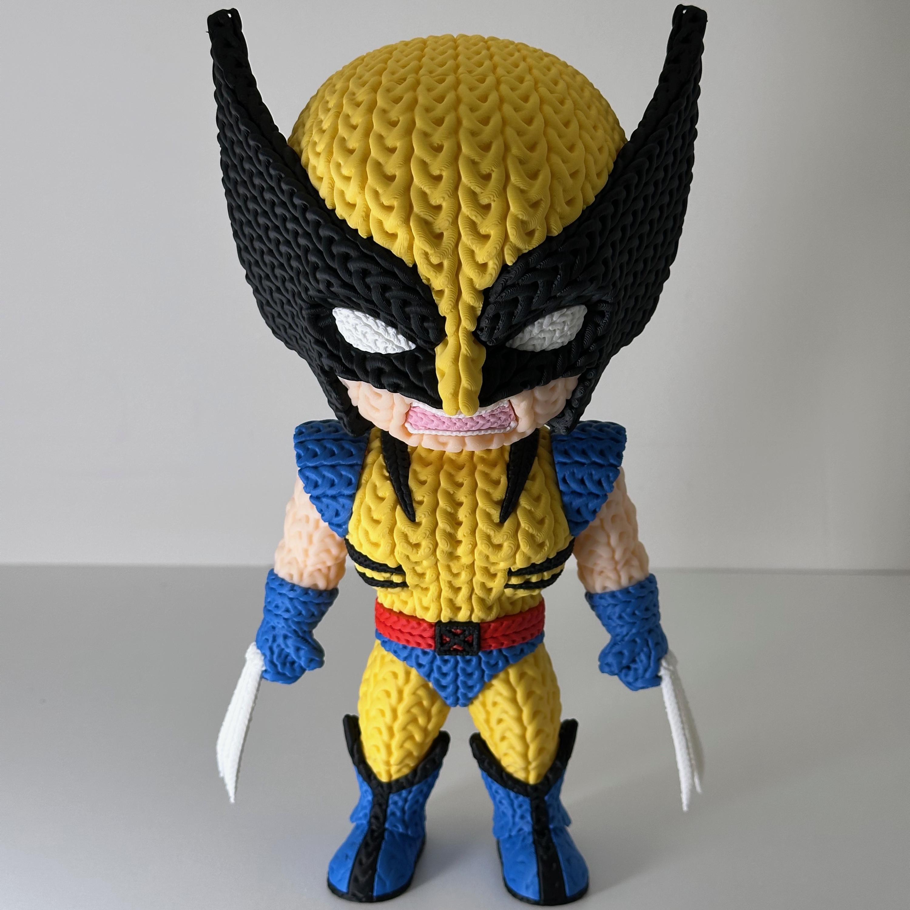Wolverine Knitted Figure