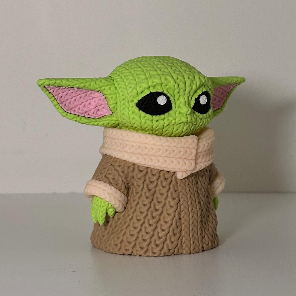 Baby Yoda Grogu Knitted Figure