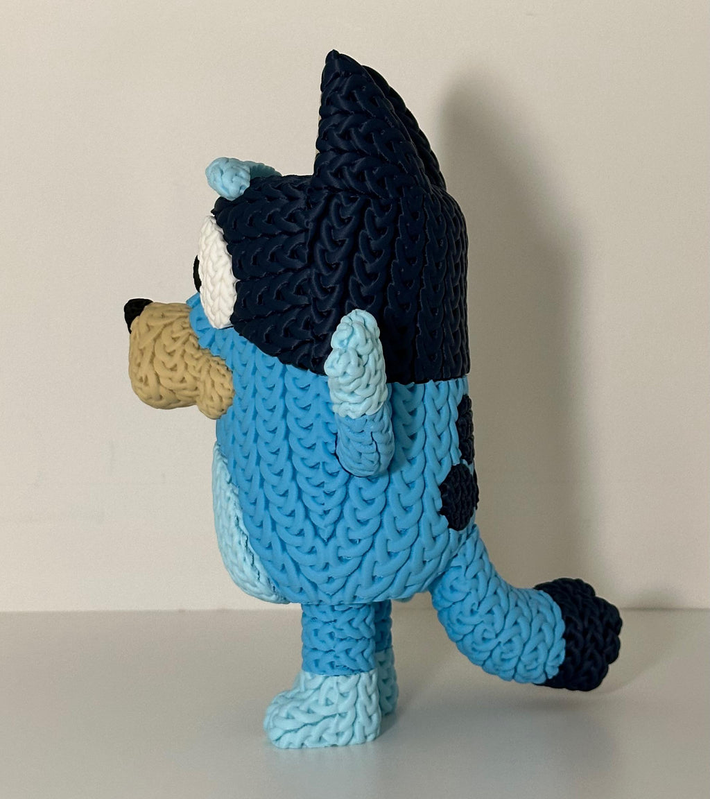 Bluey Knitted Figure
