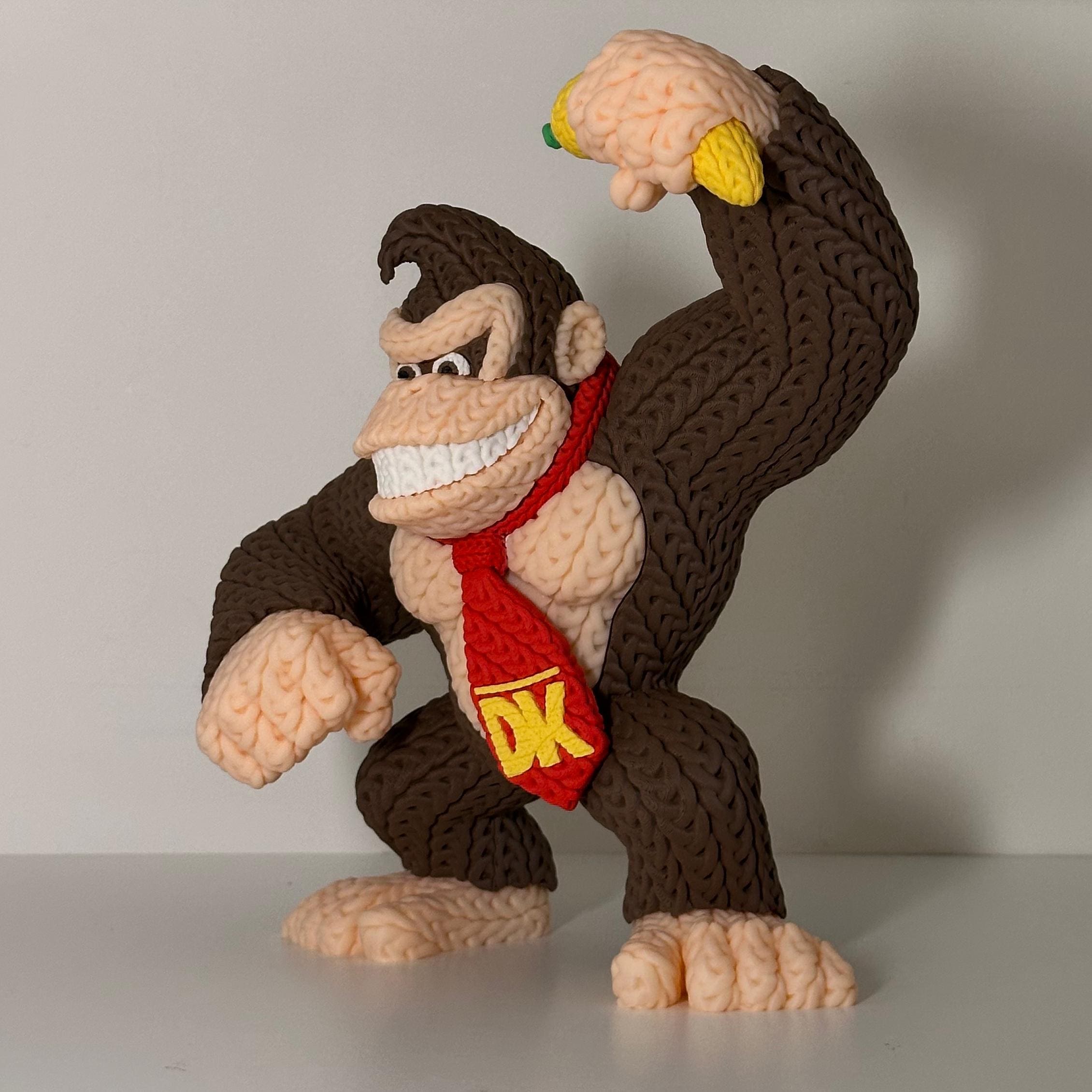 Donkey Kong Knitted Figure