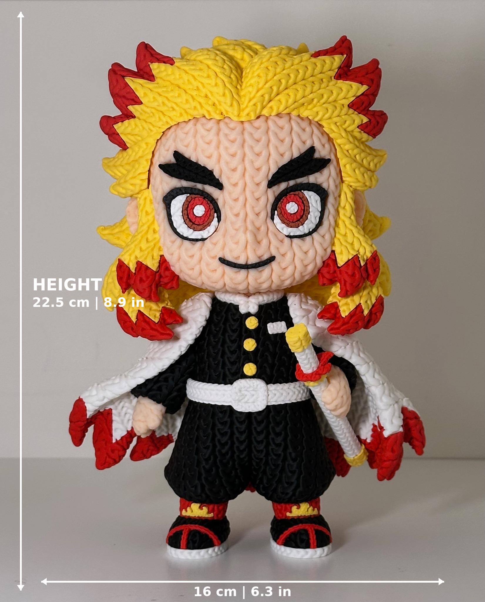 Inosuke, Rengoku, Zenitsu Knitted Figures - Demon Slayer