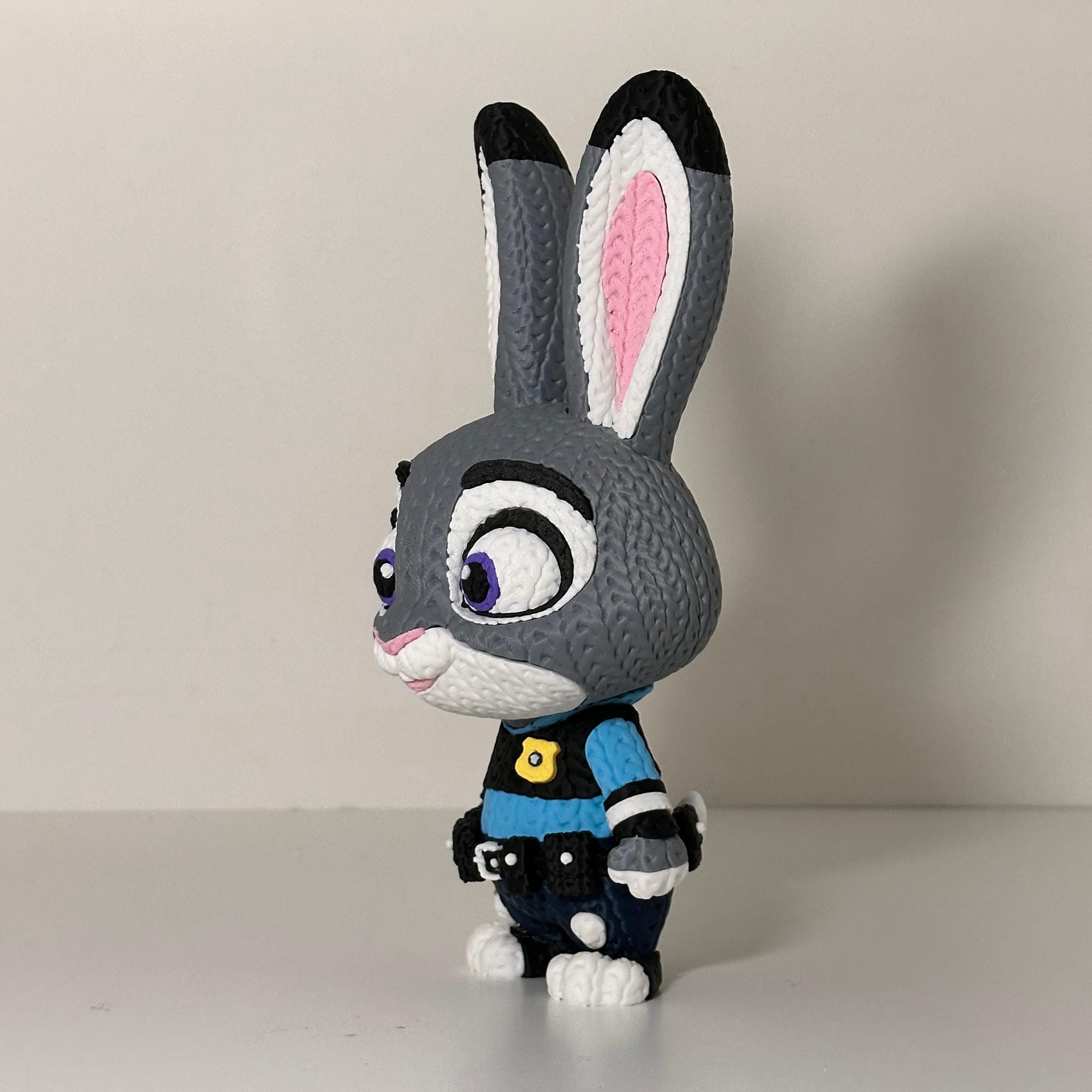 Judy Hopps Nick Wilde Zootopia Knitted Figures