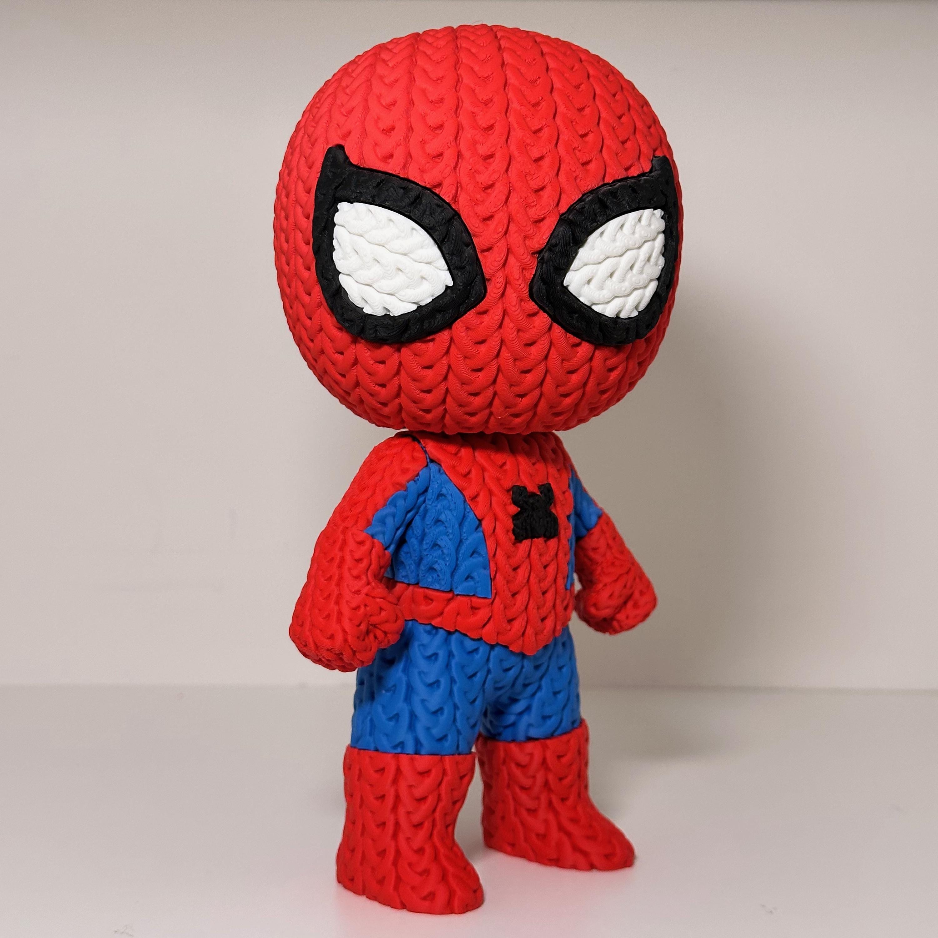 Spiderman Knitted Figure