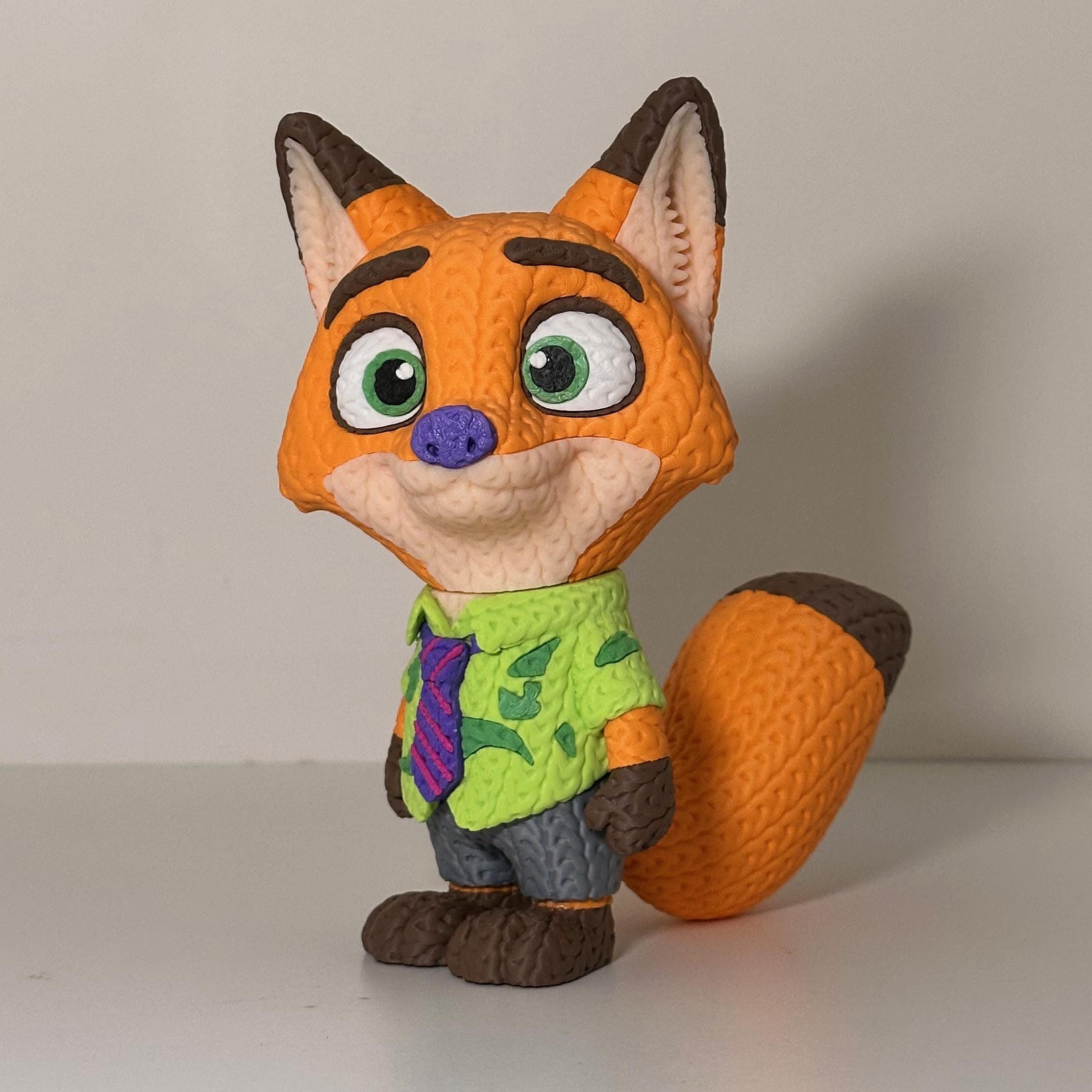 Judy Hopps Nick Wilde Zootopia Knitted Figures