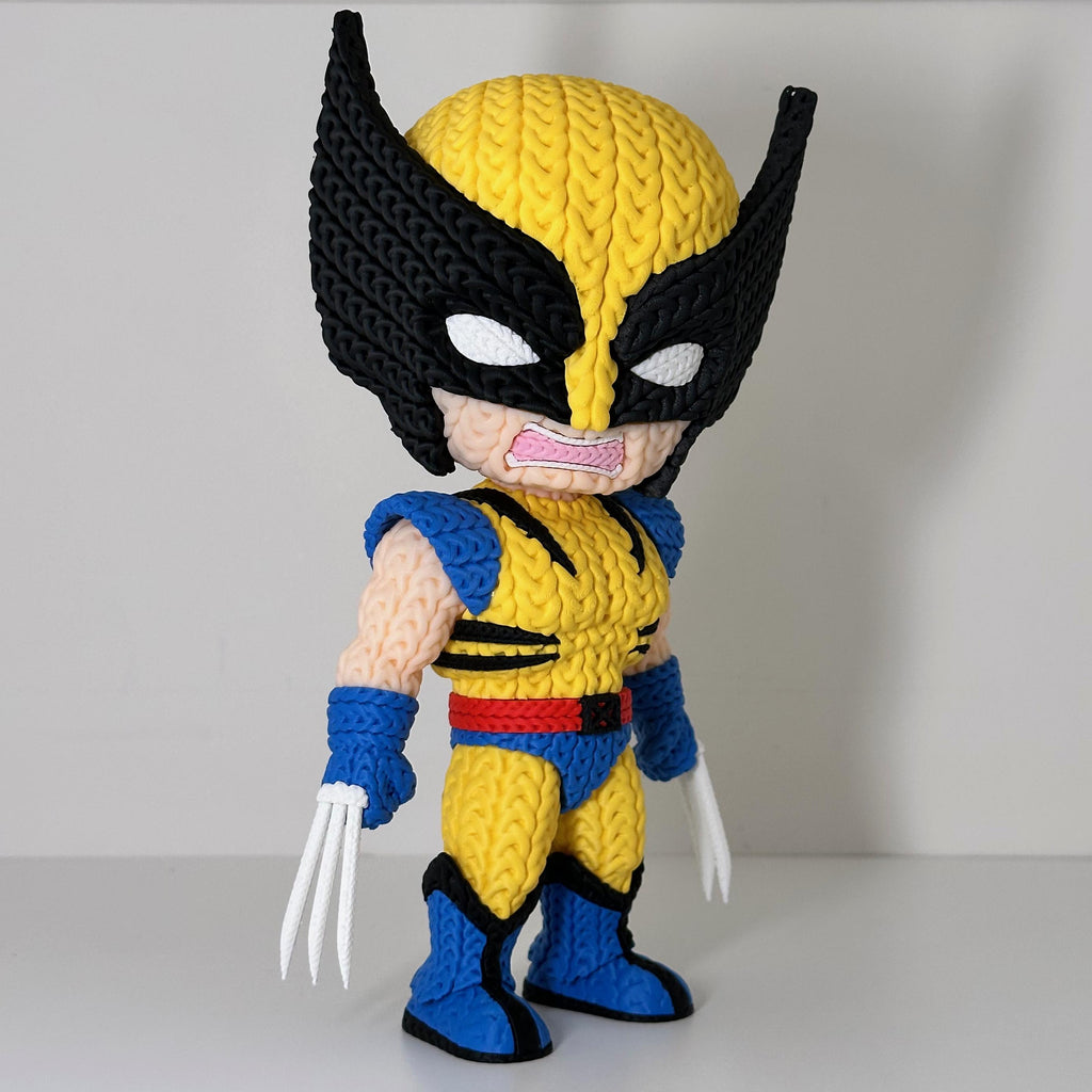 Wolverine Knitted Figure