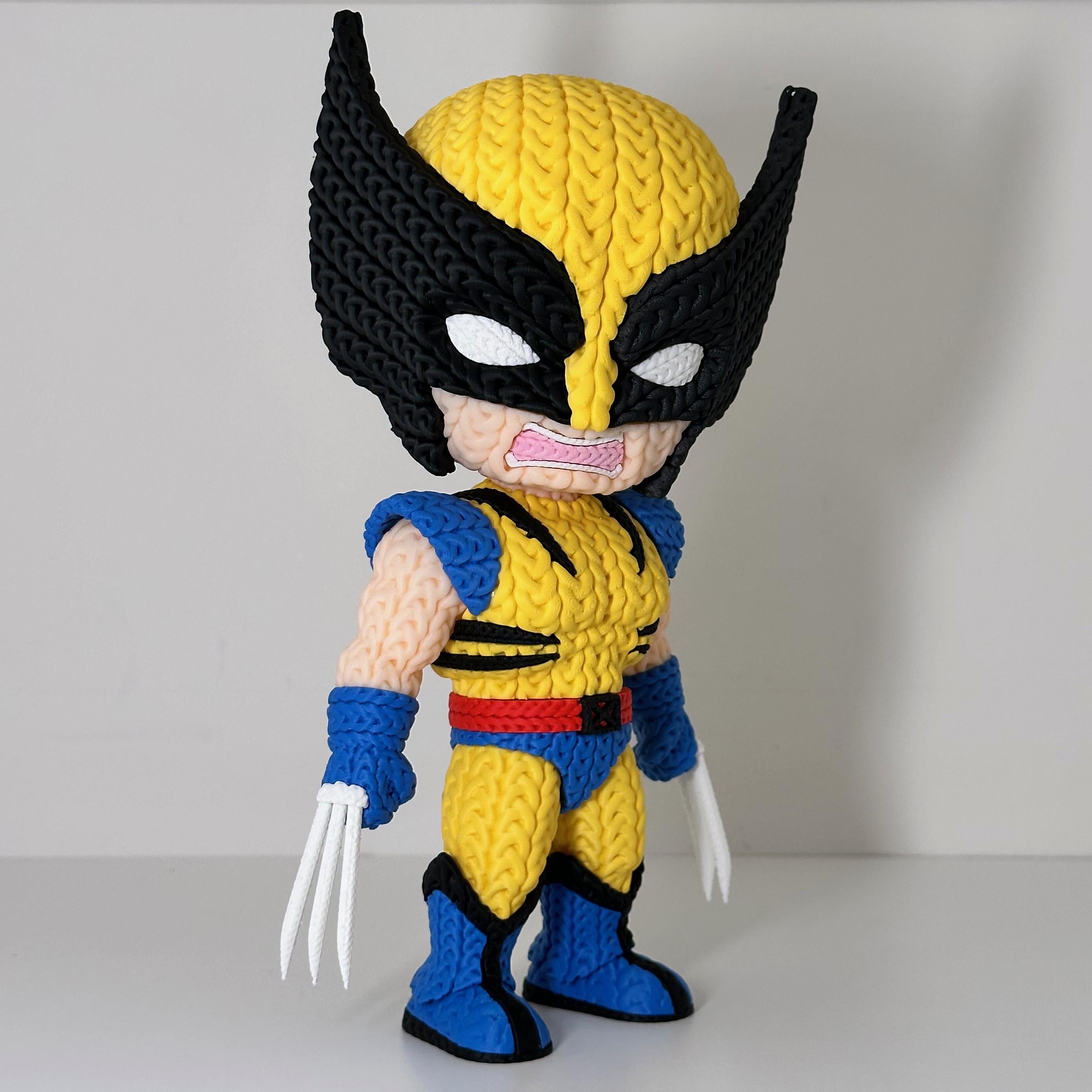 Wolverine Knitted Figure