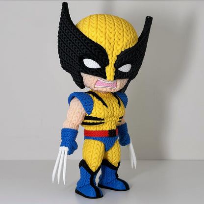 Wolverine Knitted Figure
