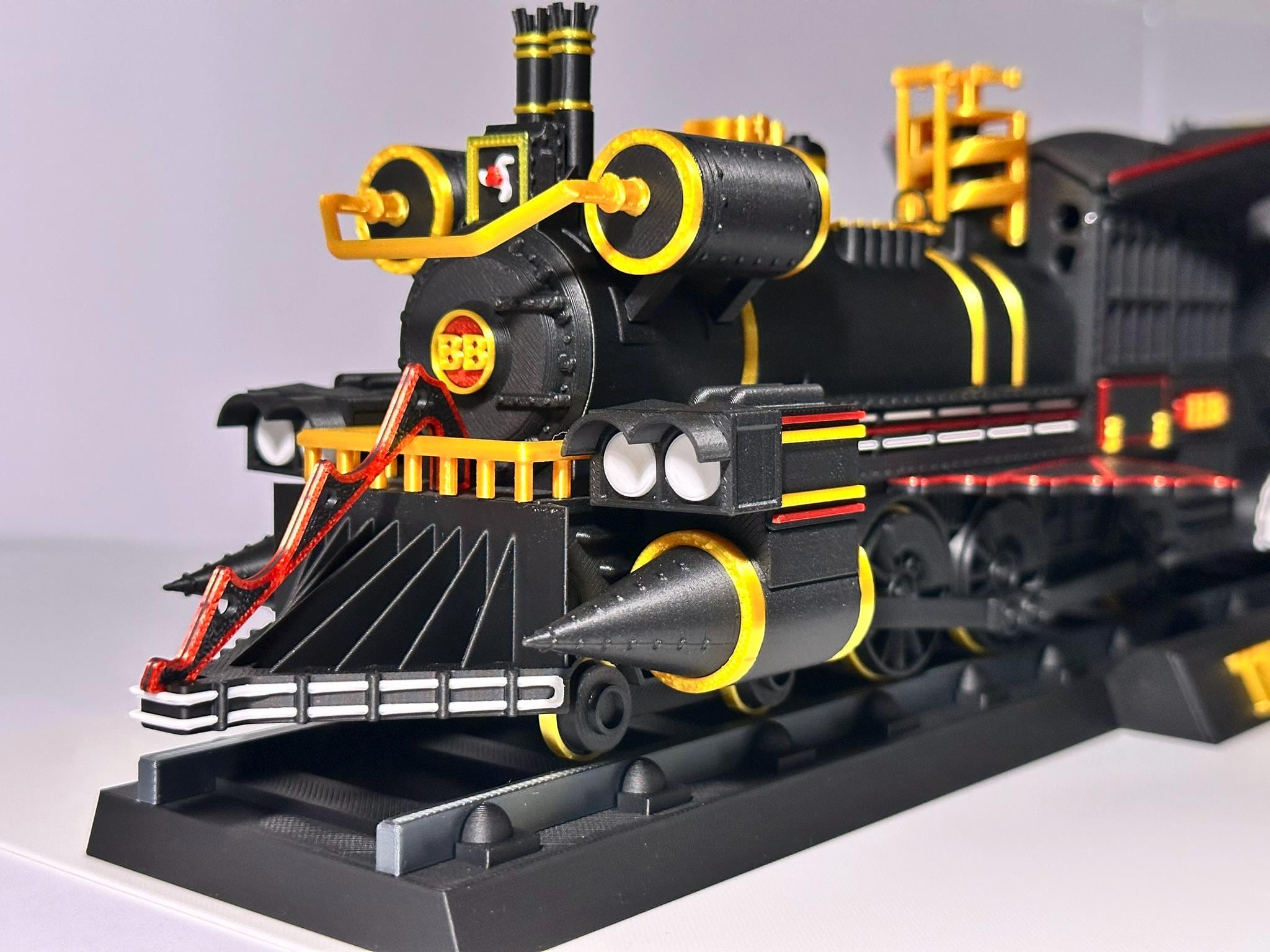 Back To The Future 3 Time Train Locomotive Display Model - 3D Printed