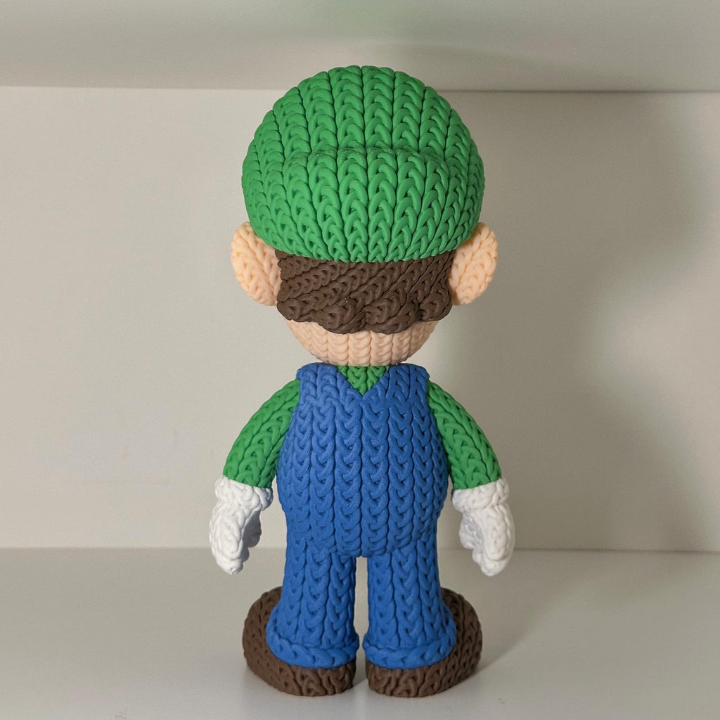 Mario Luigi Toad Mushroom - Mario Knitted Figures