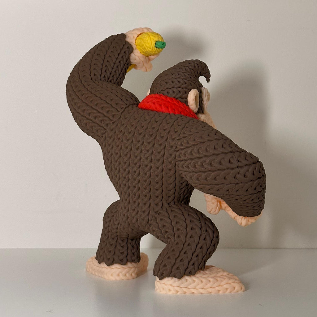 Donkey Kong Knitted Figure
