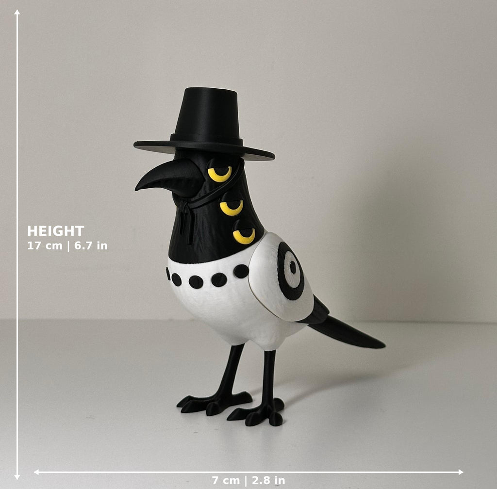Sussy The Magpie K-Pop Demon Hunters Inspired 3D Printed Figure