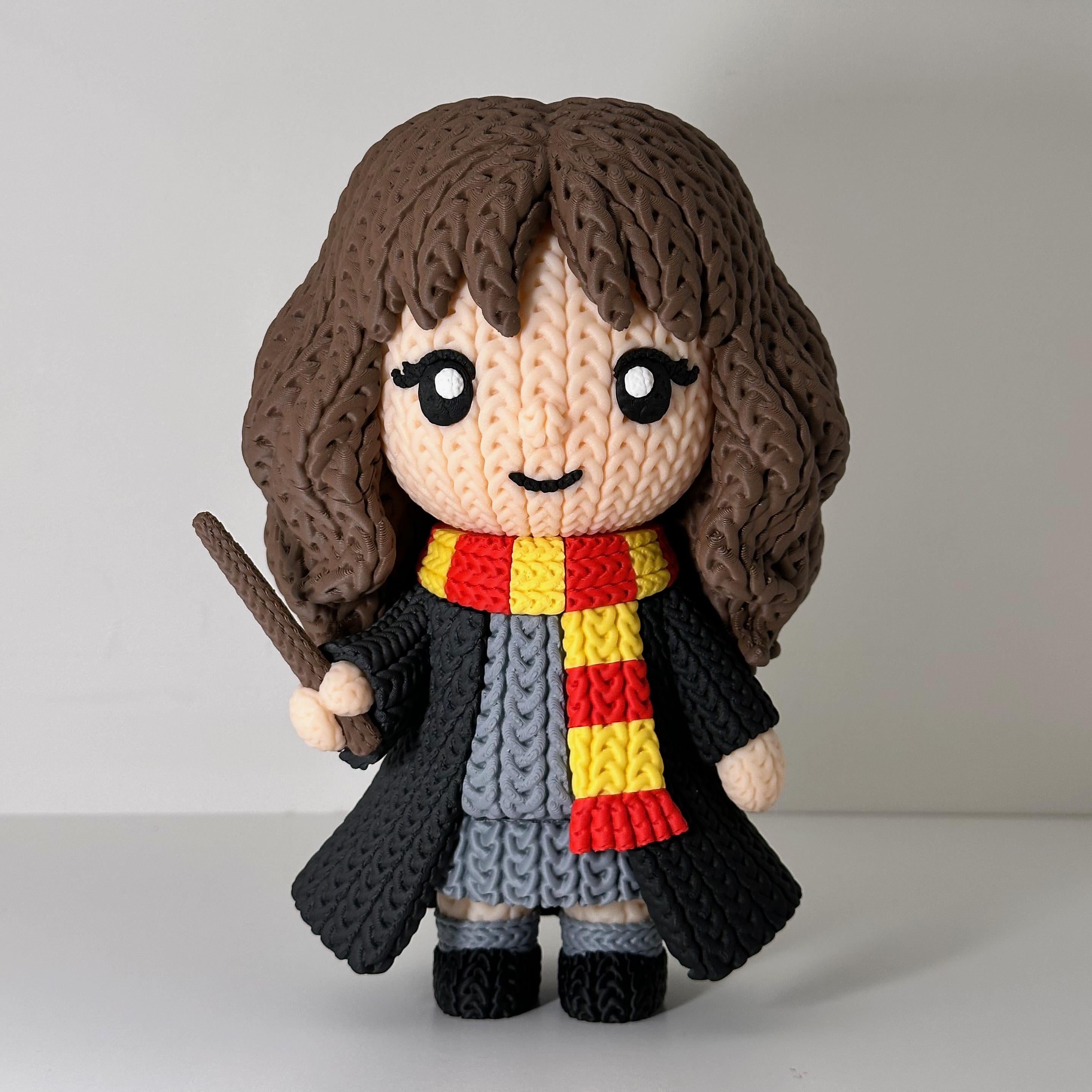 Harry Potter Knitted Figures - Harry Hermione Ron