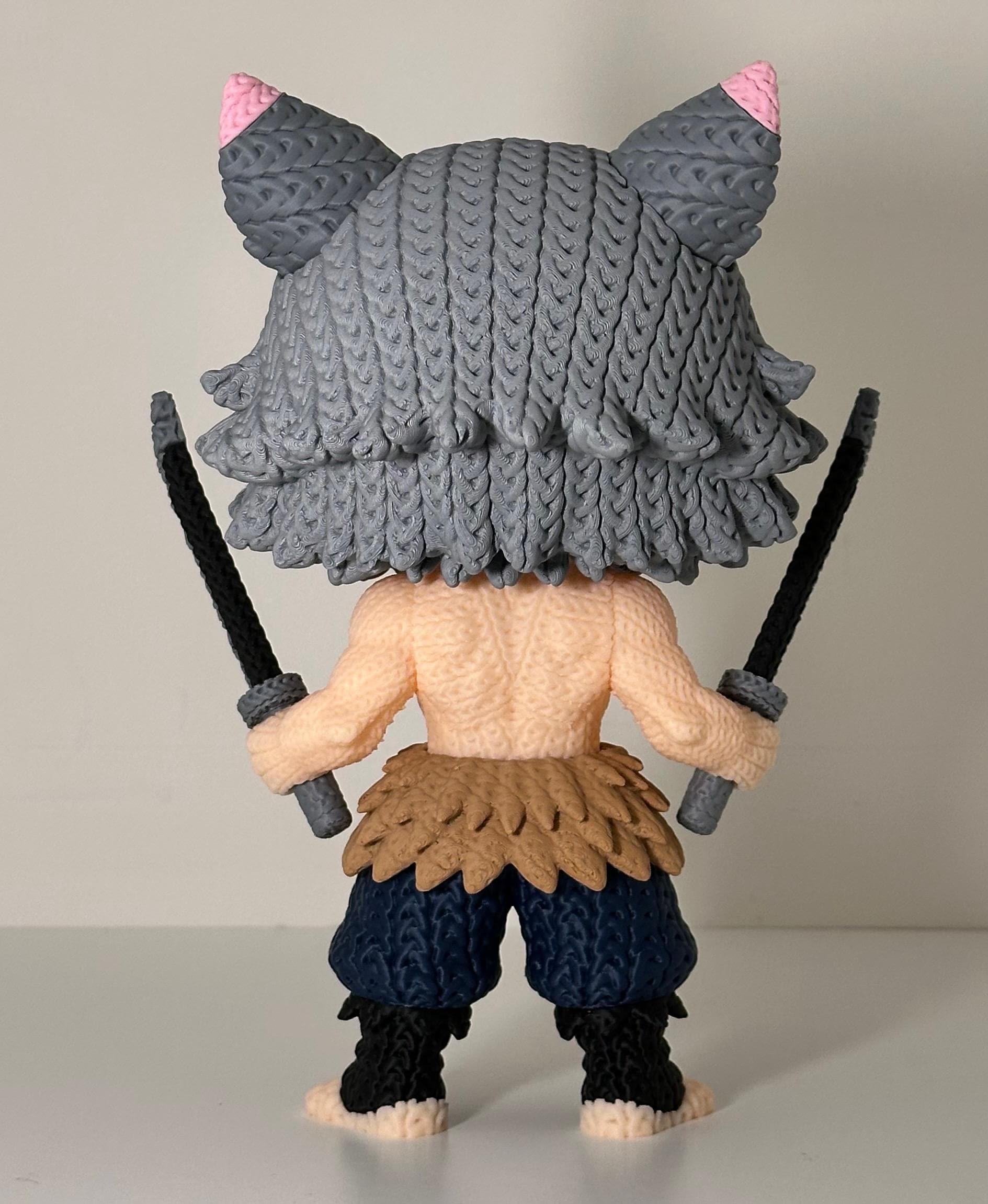 Inosuke, Rengoku, Zenitsu Knitted Figures - Demon Slayer