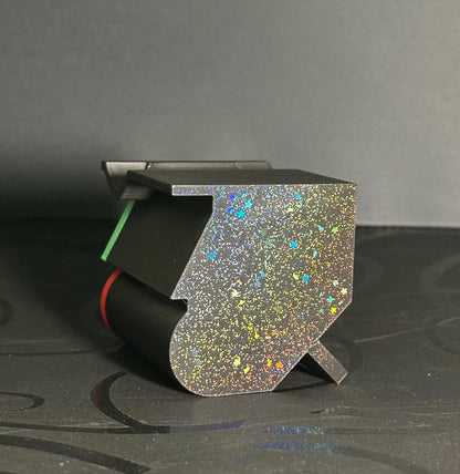 Playstation Symbol Gaming Controller Stand Holder - Carbon Fibre Texture