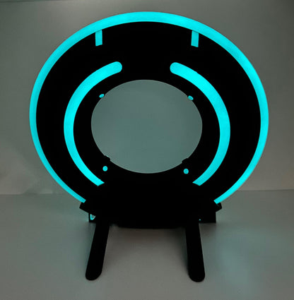Tron Legacy Identity Disc - 3D Printed Glowing Tron Inspired Prop