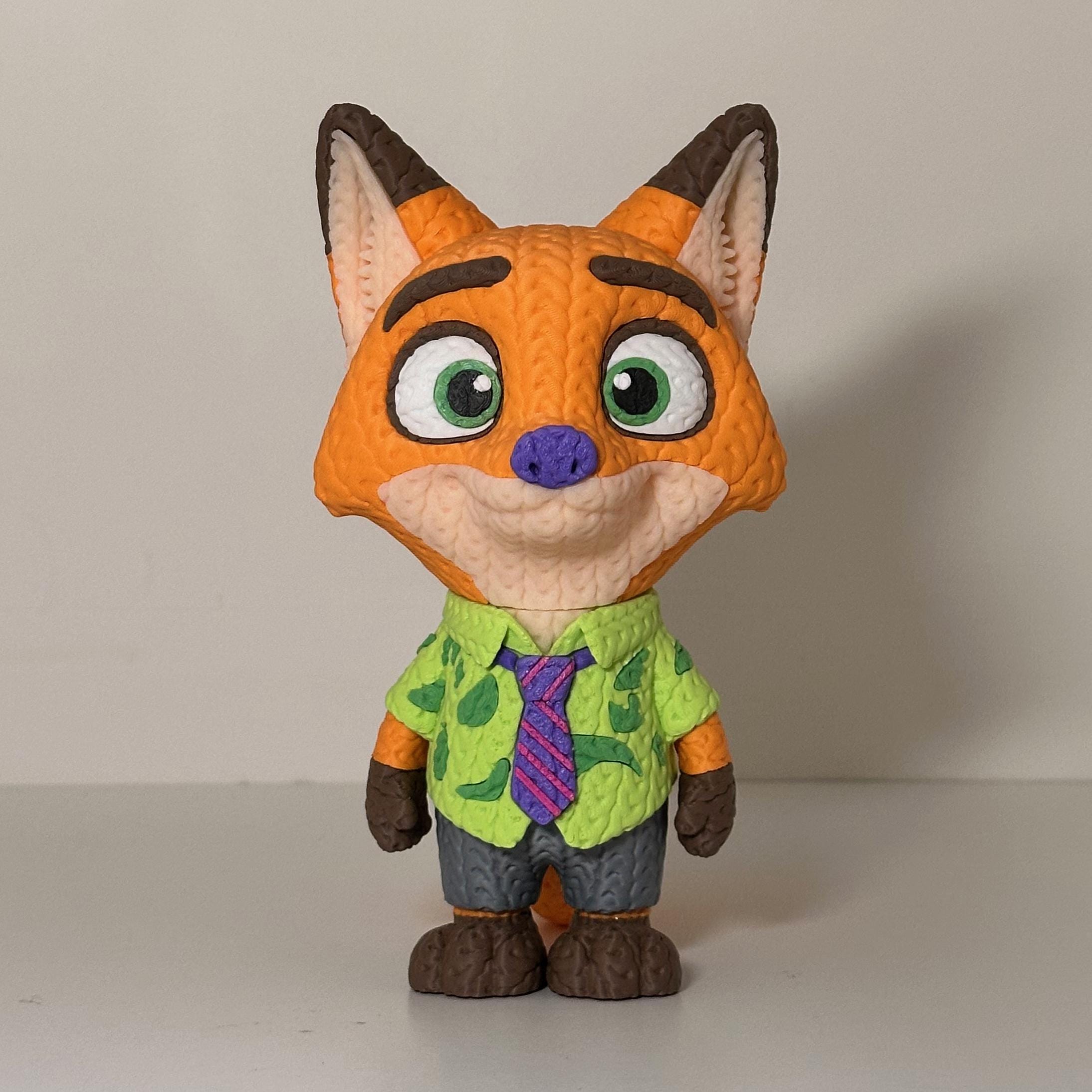 Judy Hopps Nick Wilde Zootopia Knitted Figures