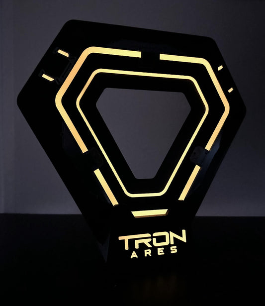 Tron Ares Identity Disc - 3D Printed Glowing Tron Inspired Prop