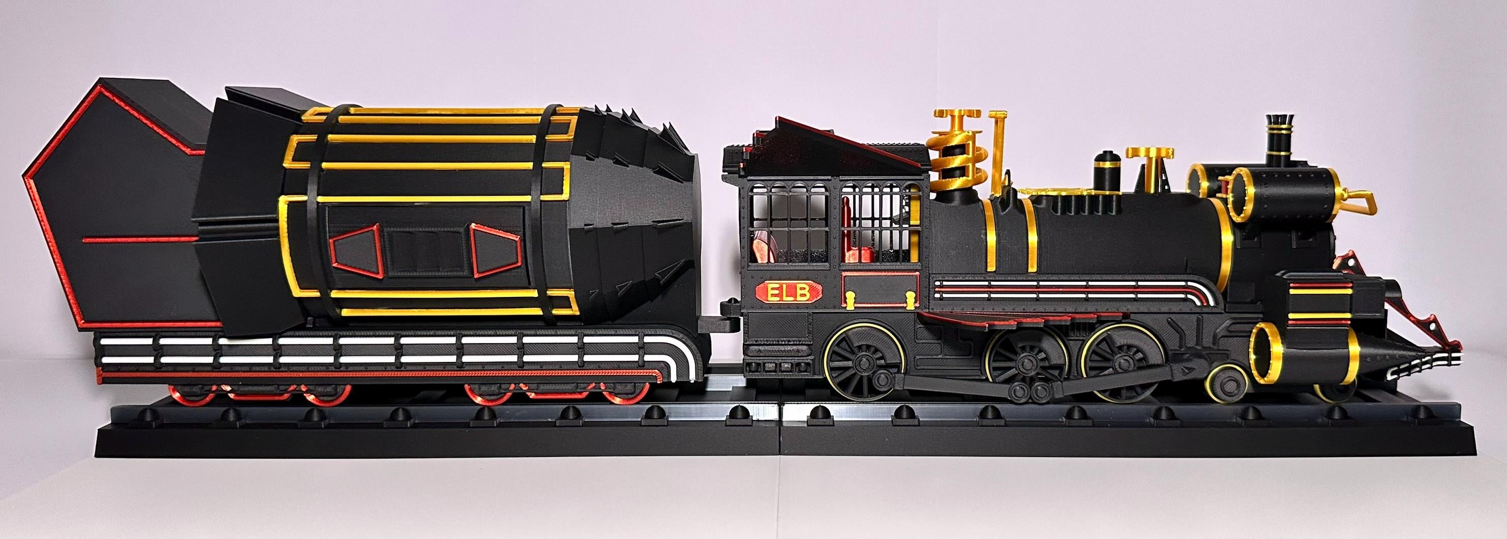 Back To The Future 3 Time Train Locomotive Display Model - 3D Printed