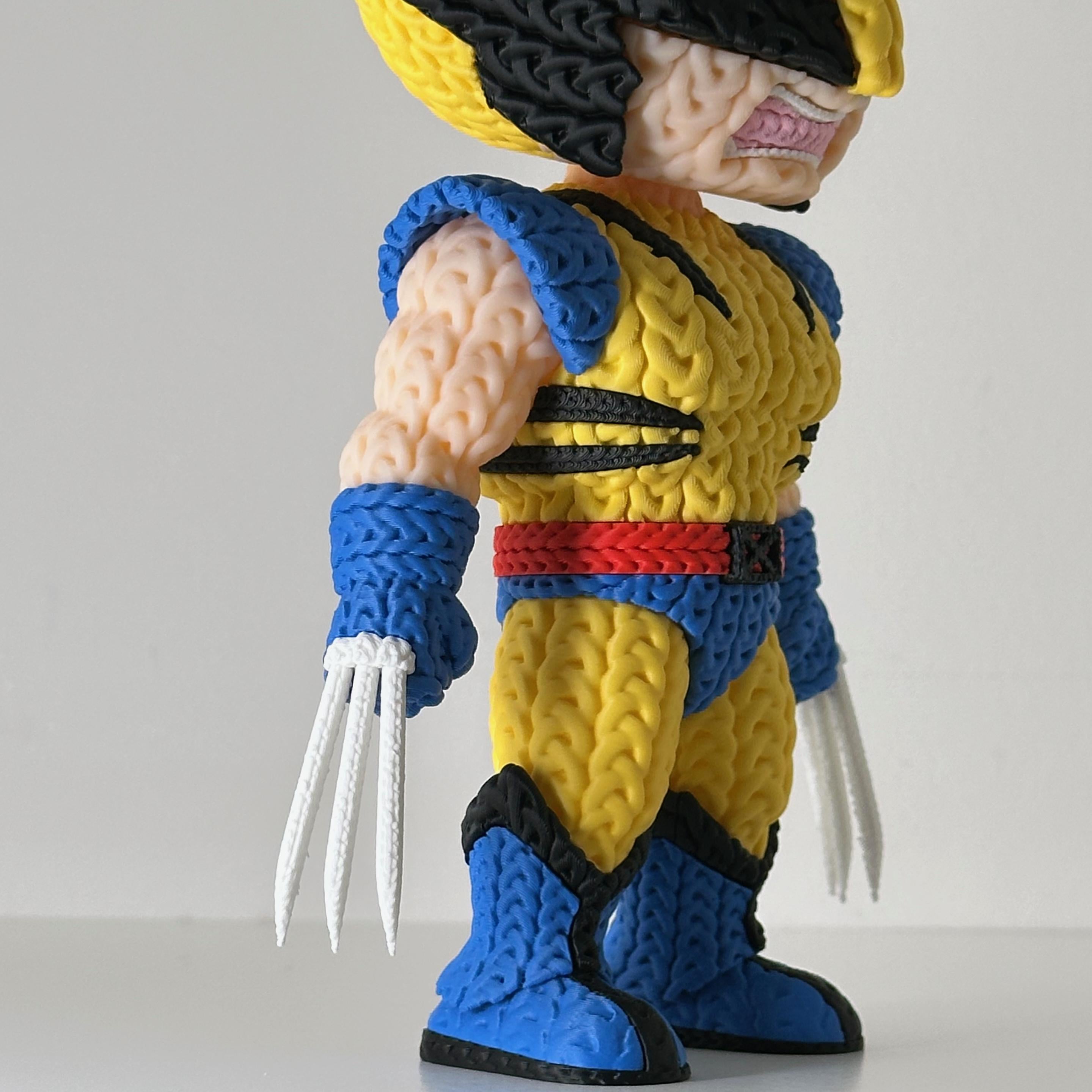 Wolverine Knitted Figure
