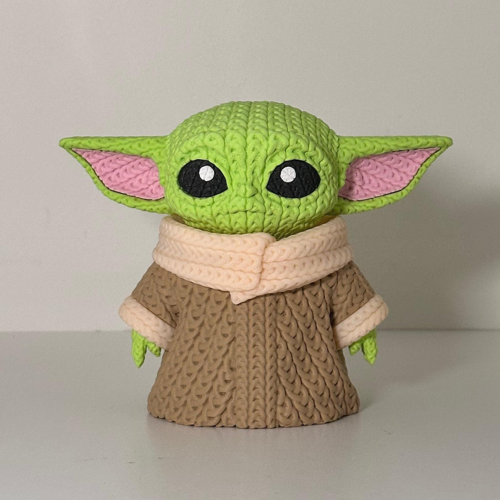 Baby Yoda Grogu Knitted Figure