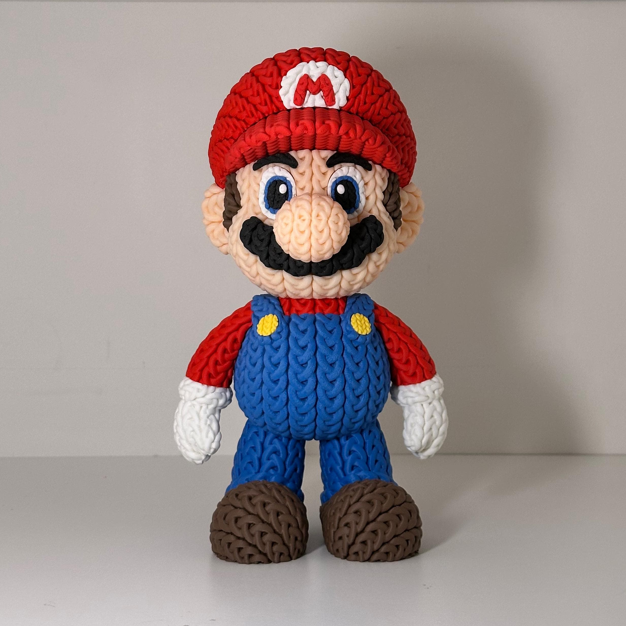 Mario Luigi Toad Mushroom - Mario Knitted Figures