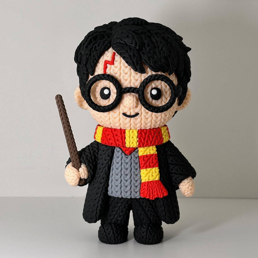 Harry Potter Knitted Figures - Harry Hermione Ron