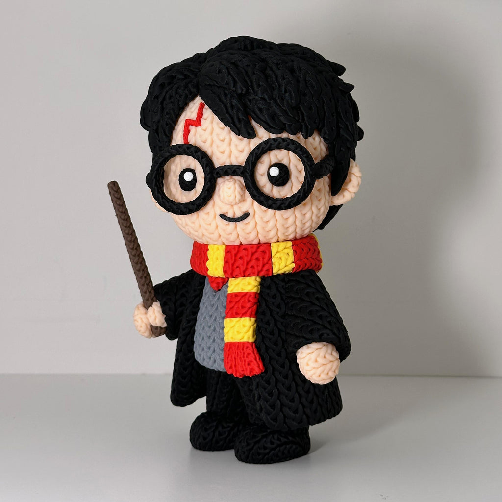 Harry Potter Knitted Figures - Harry Hermione Ron
