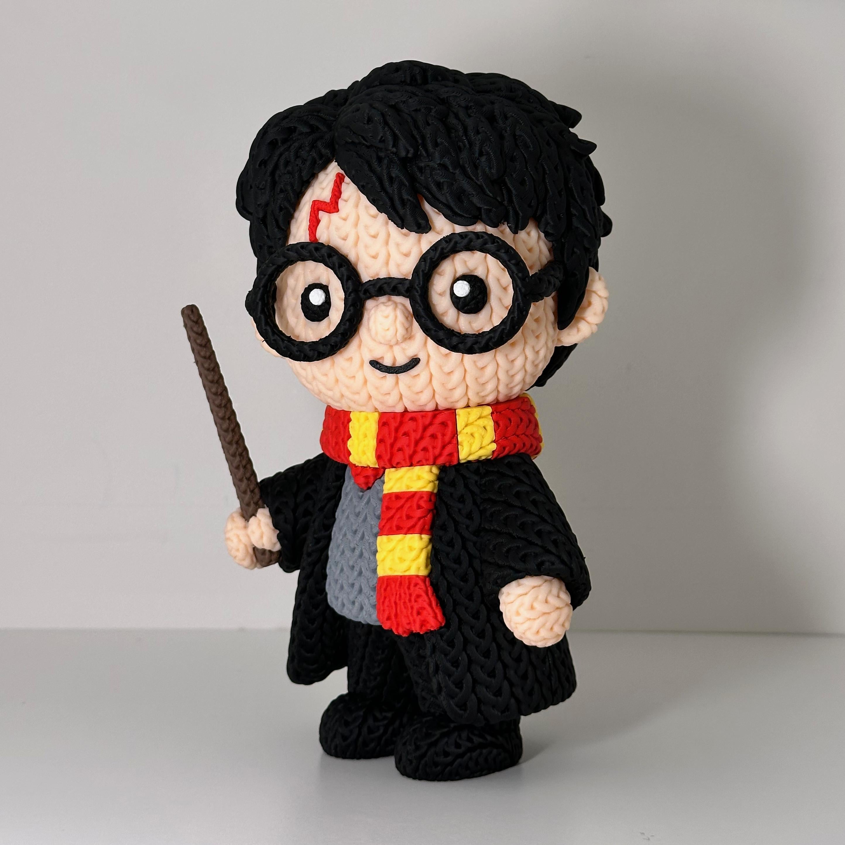 Harry Potter Knitted Figures - Harry Hermione Ron