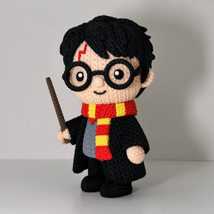 Harry Potter Knitted Figures - Harry Hermione Ron