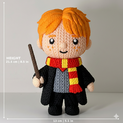 Harry Potter Knitted Figures - Harry Hermione Ron