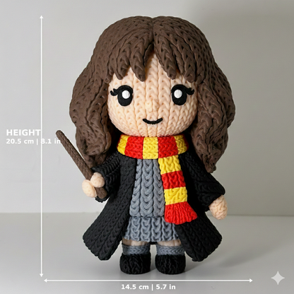 Harry Potter Knitted Figures - Harry Hermione Ron