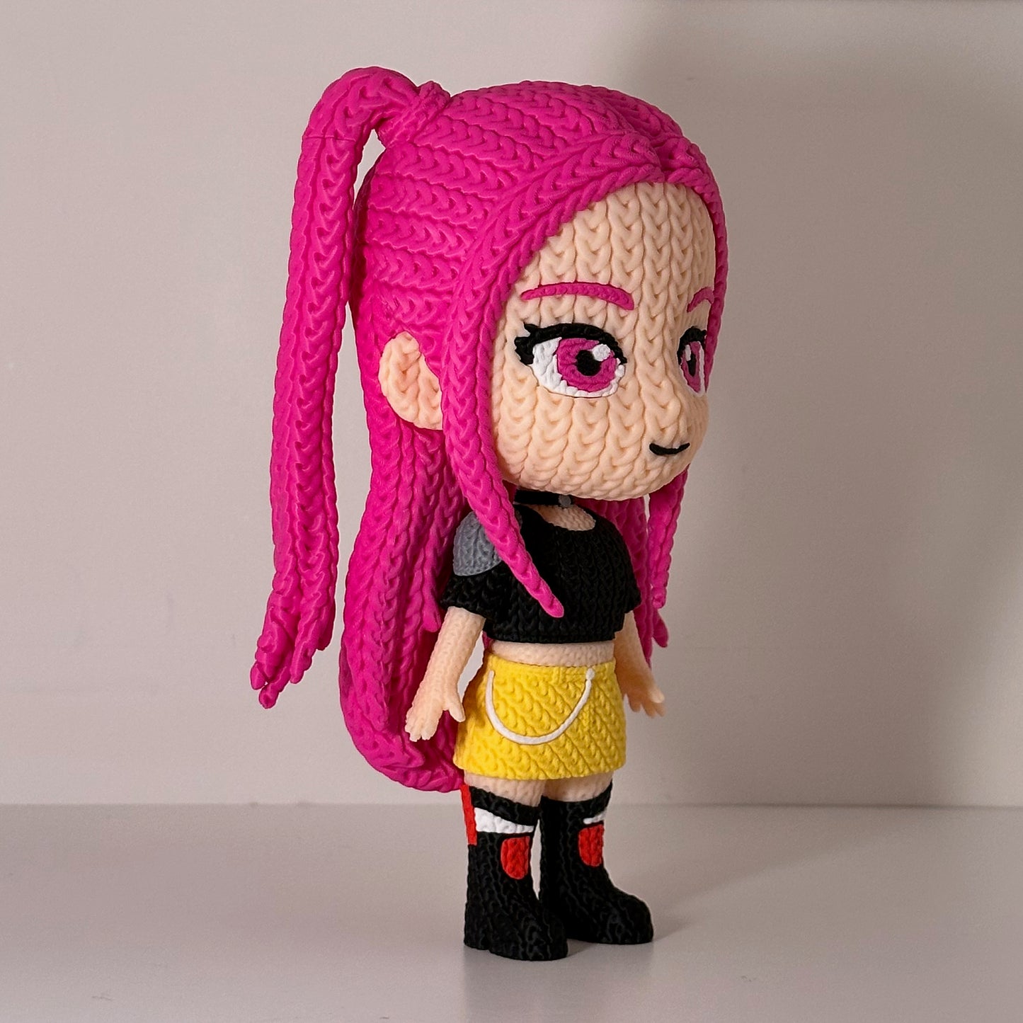 K-Pop Demon Hunters Knitted Figures - 3D Printed