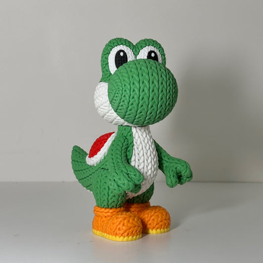 Yoshi - Mario Knitted Figure