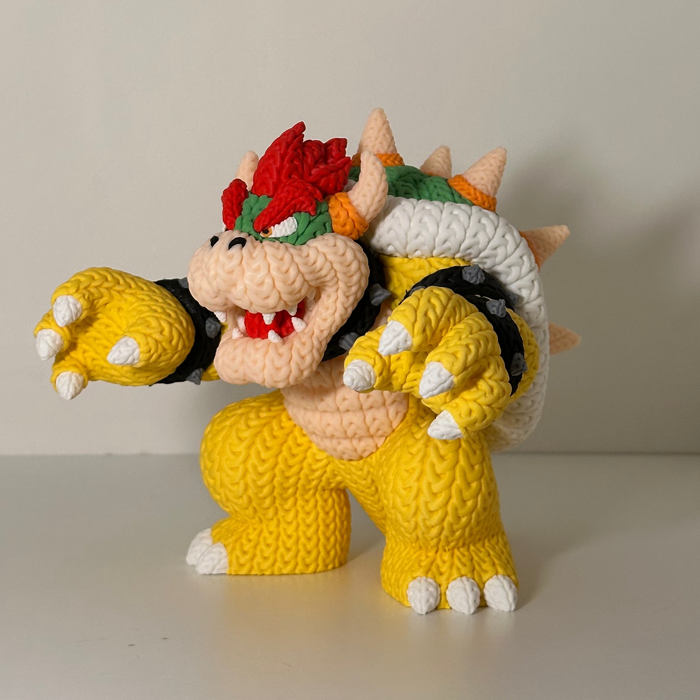 Bowser - Mario Knitted Figure