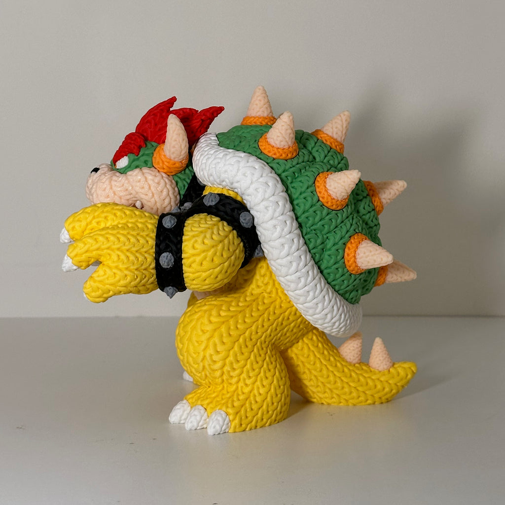 Bowser - Mario Knitted Figure