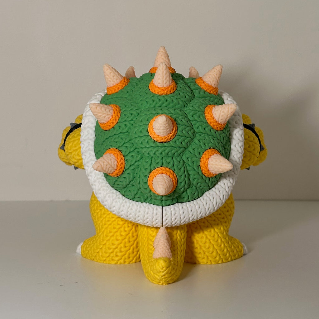 Bowser - Mario Knitted Figure