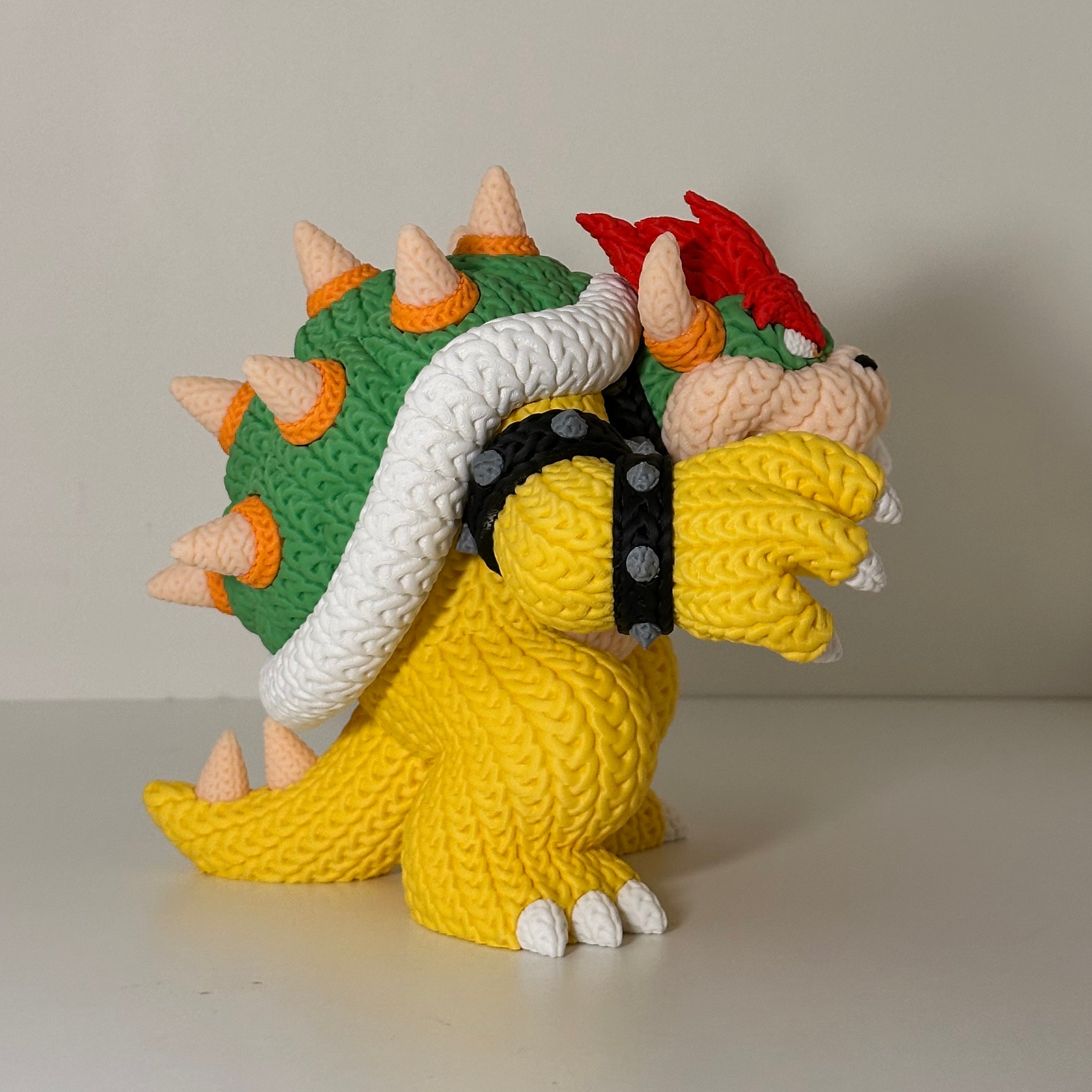 Bowser - Mario Knitted Figure