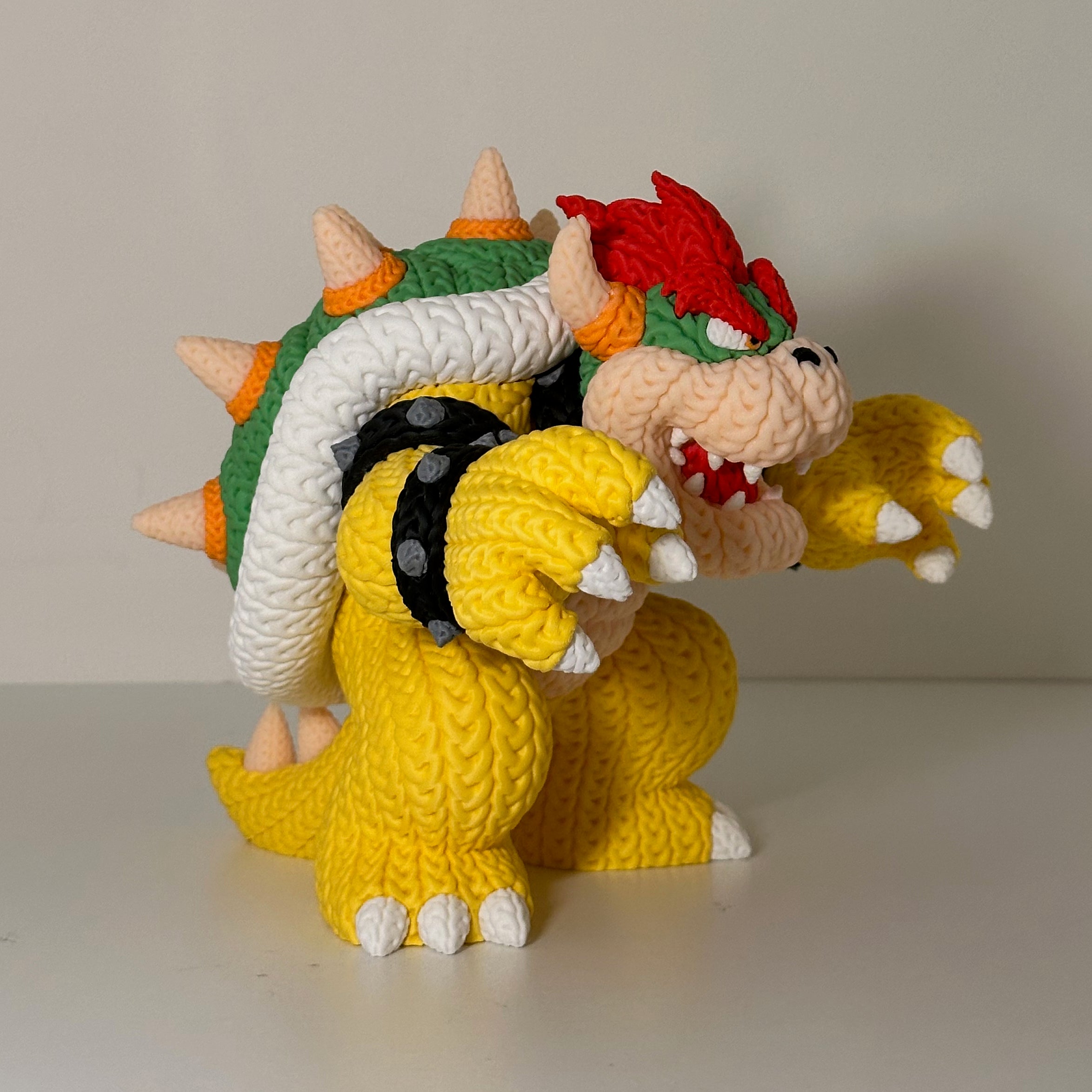 Bowser - Mario Knitted Figure