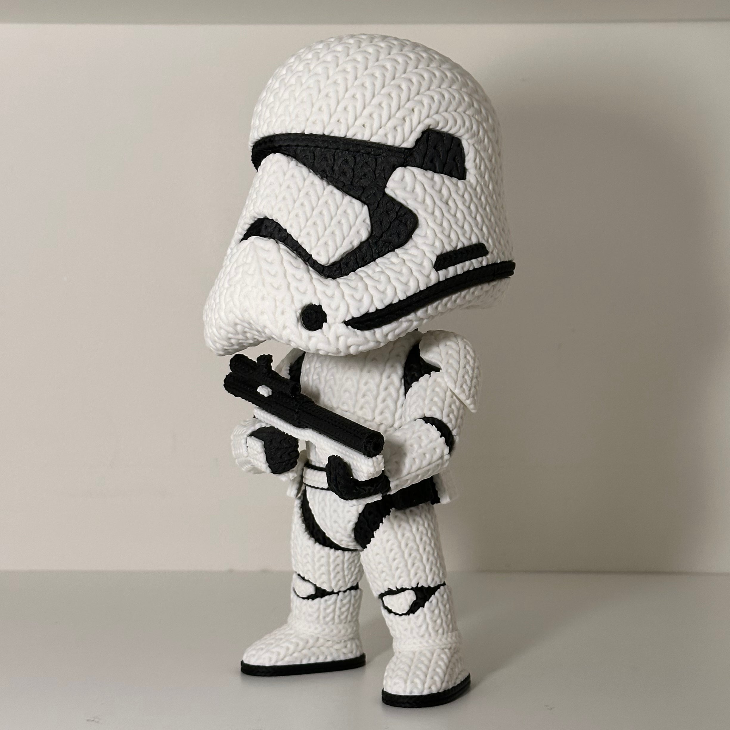 Stormtrooper Knitted Figure