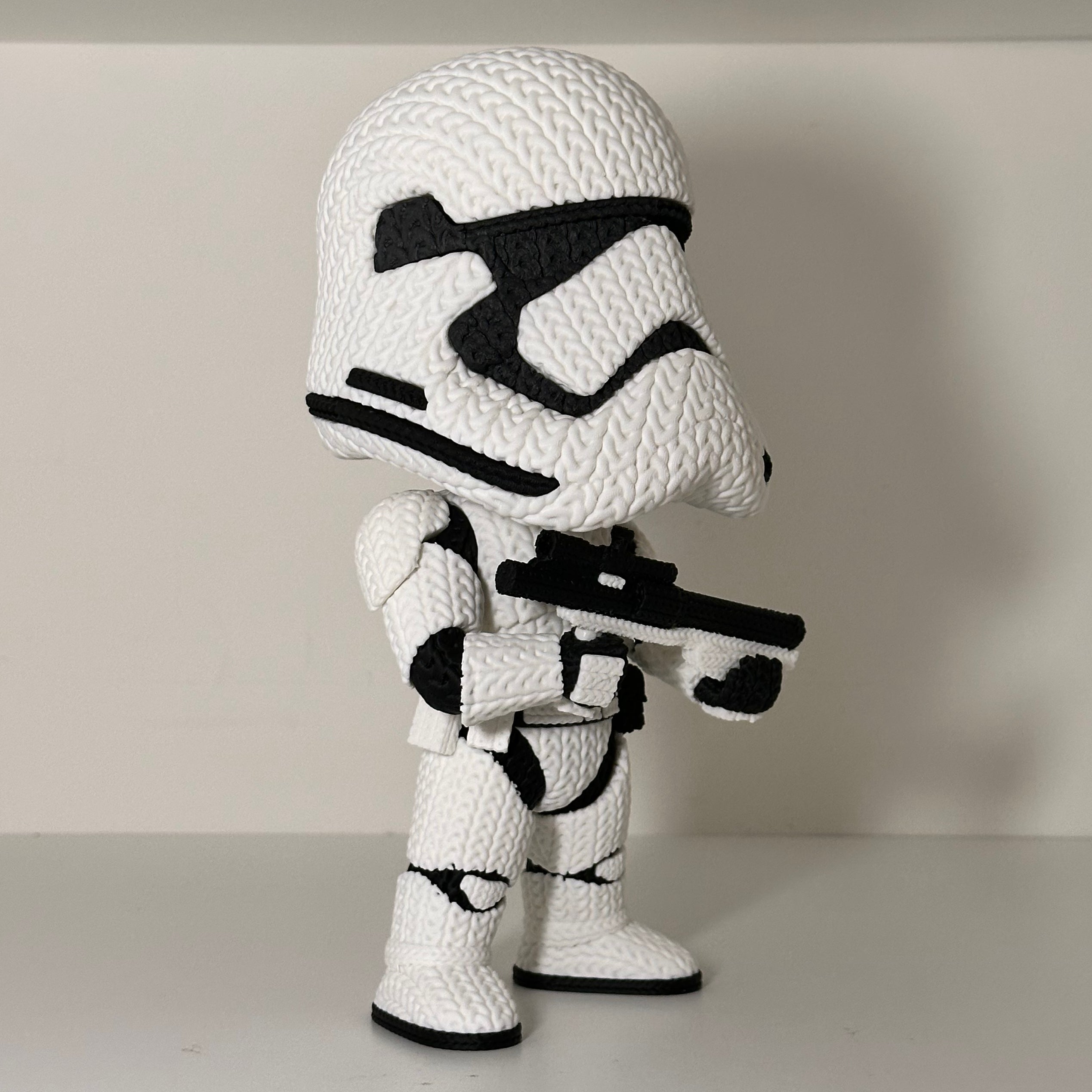 Stormtrooper Knitted Figure