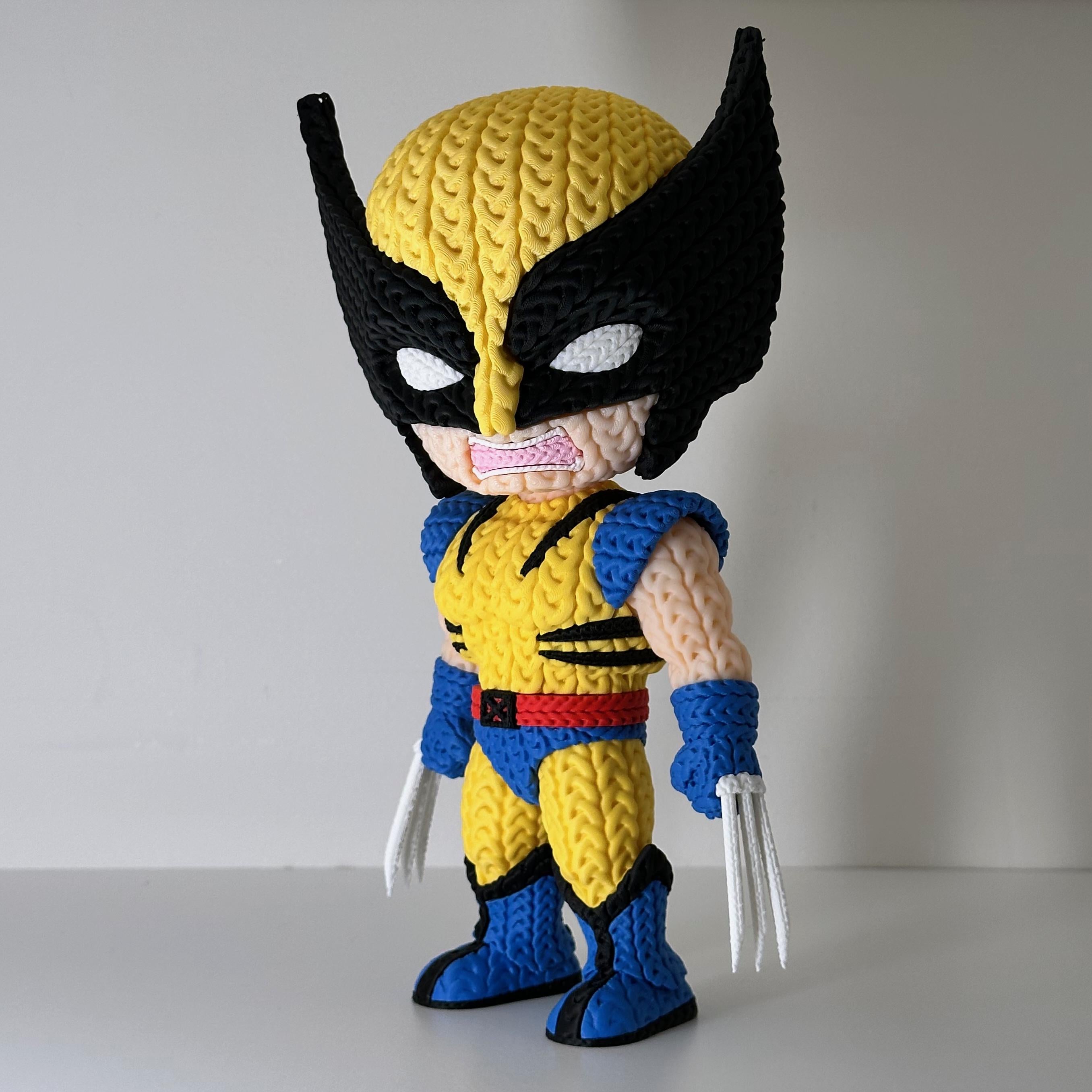 Wolverine Knitted Figure