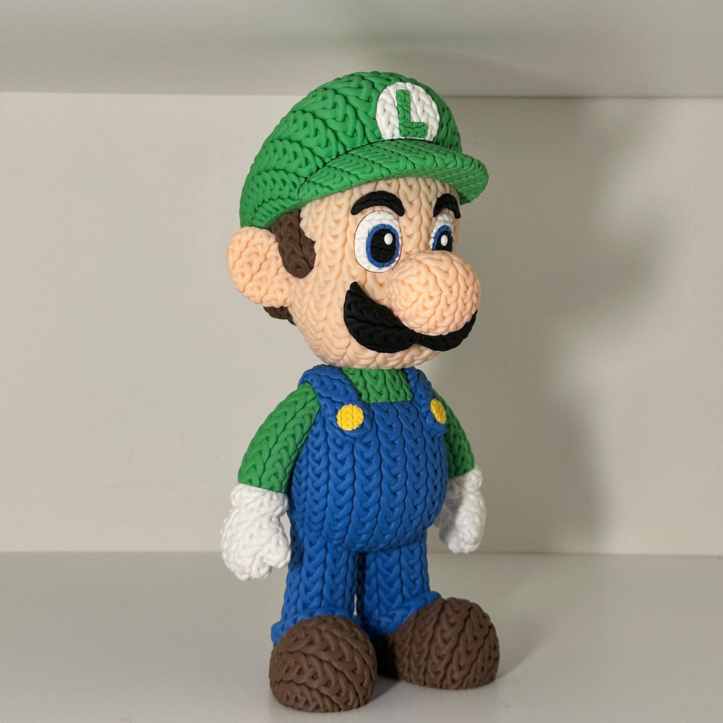 Mario Luigi Toad Mushroom - Mario Knitted Figures