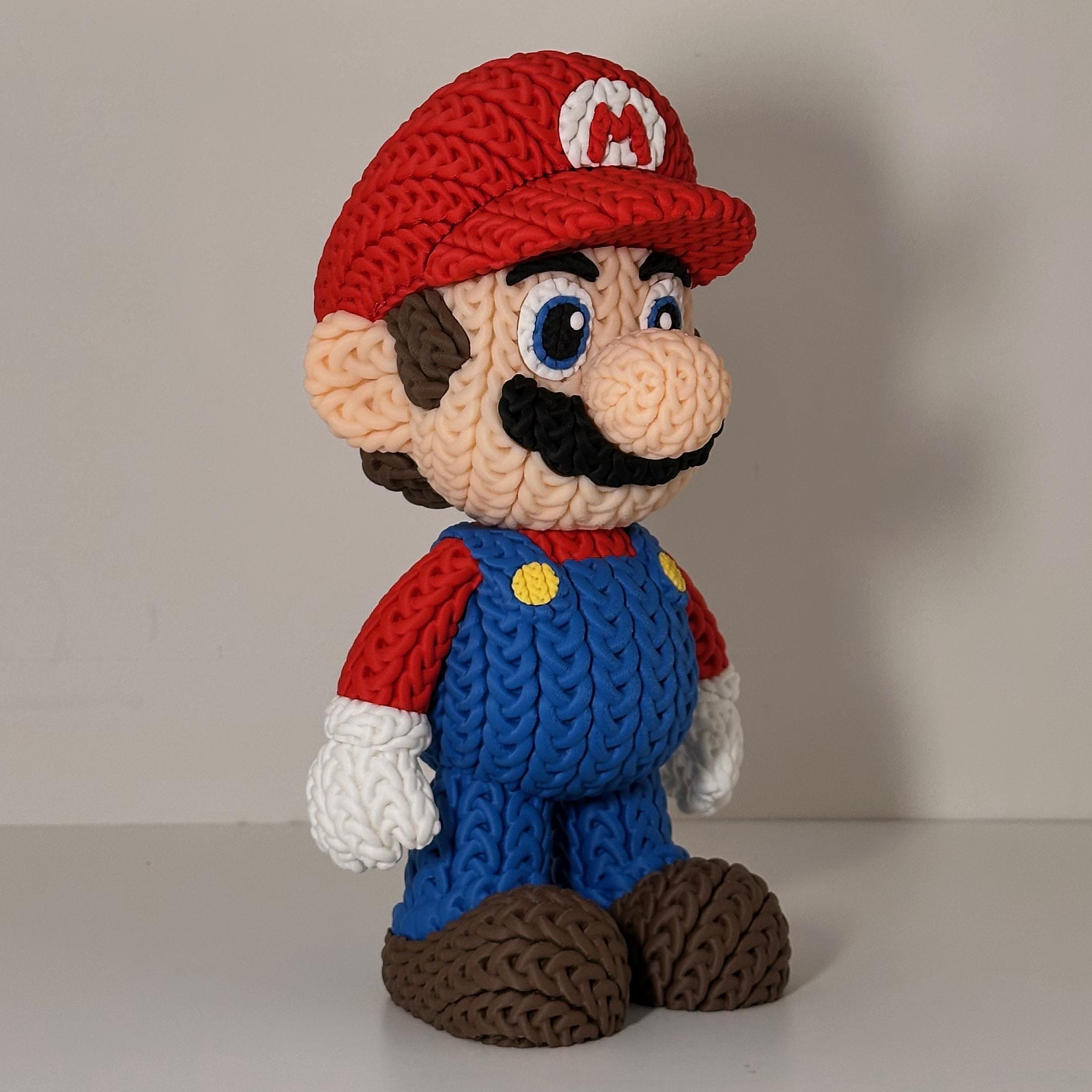 Mario Luigi Toad Mushroom - Mario Knitted Figures