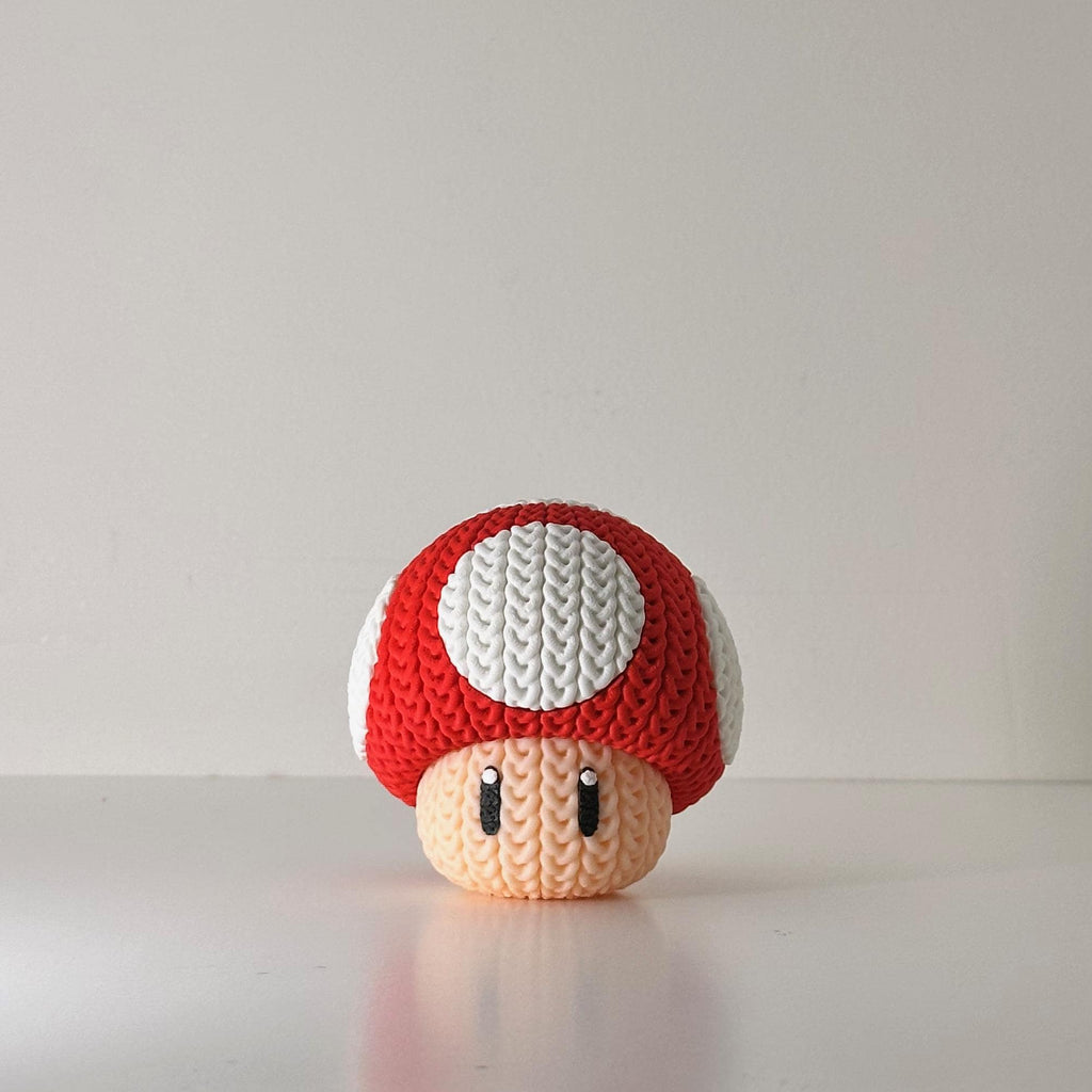 Mario Luigi Toad Mushroom - Mario Knitted Figures
