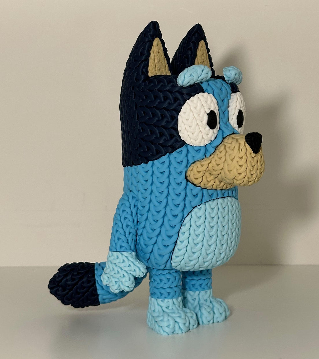 Bluey Knitted Figure